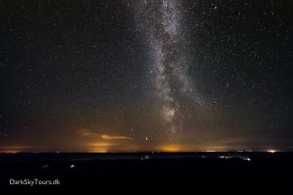 Milky Way seen from Møn