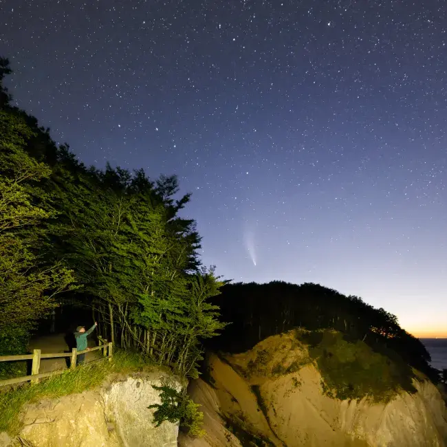 Dark Sky ved Møns Klint
