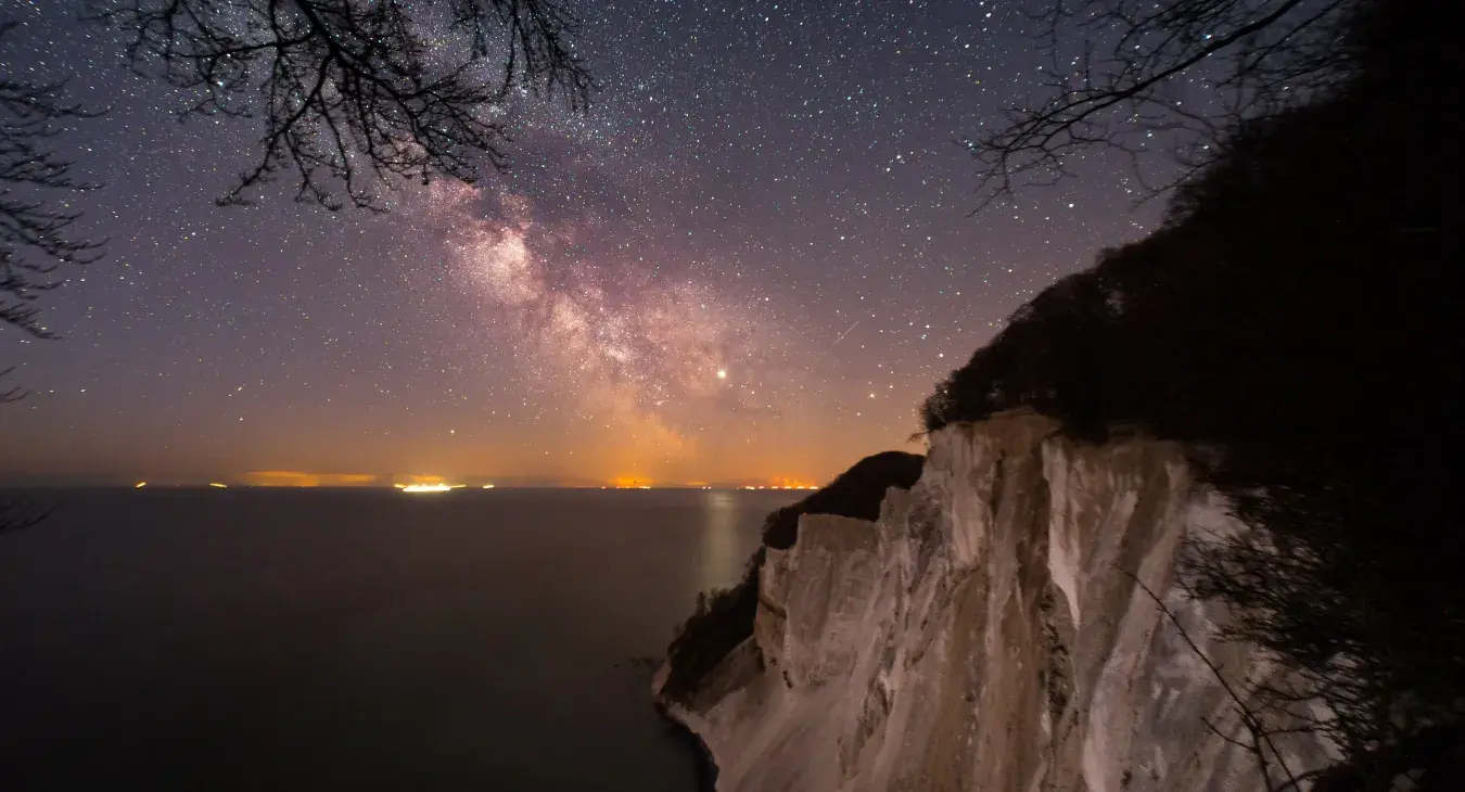Milky Way at Møns Klint