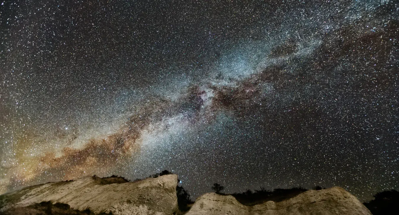 Milky Way above Møns Klint