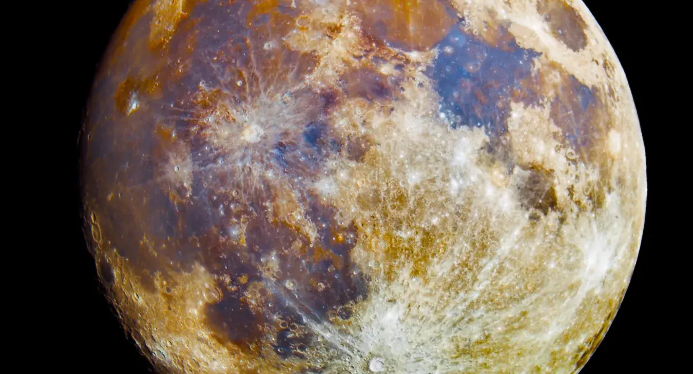 moon in colours
