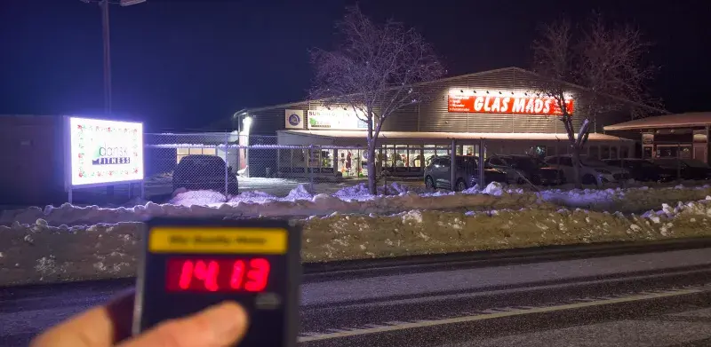 Lysforurening ved Mønshallerne