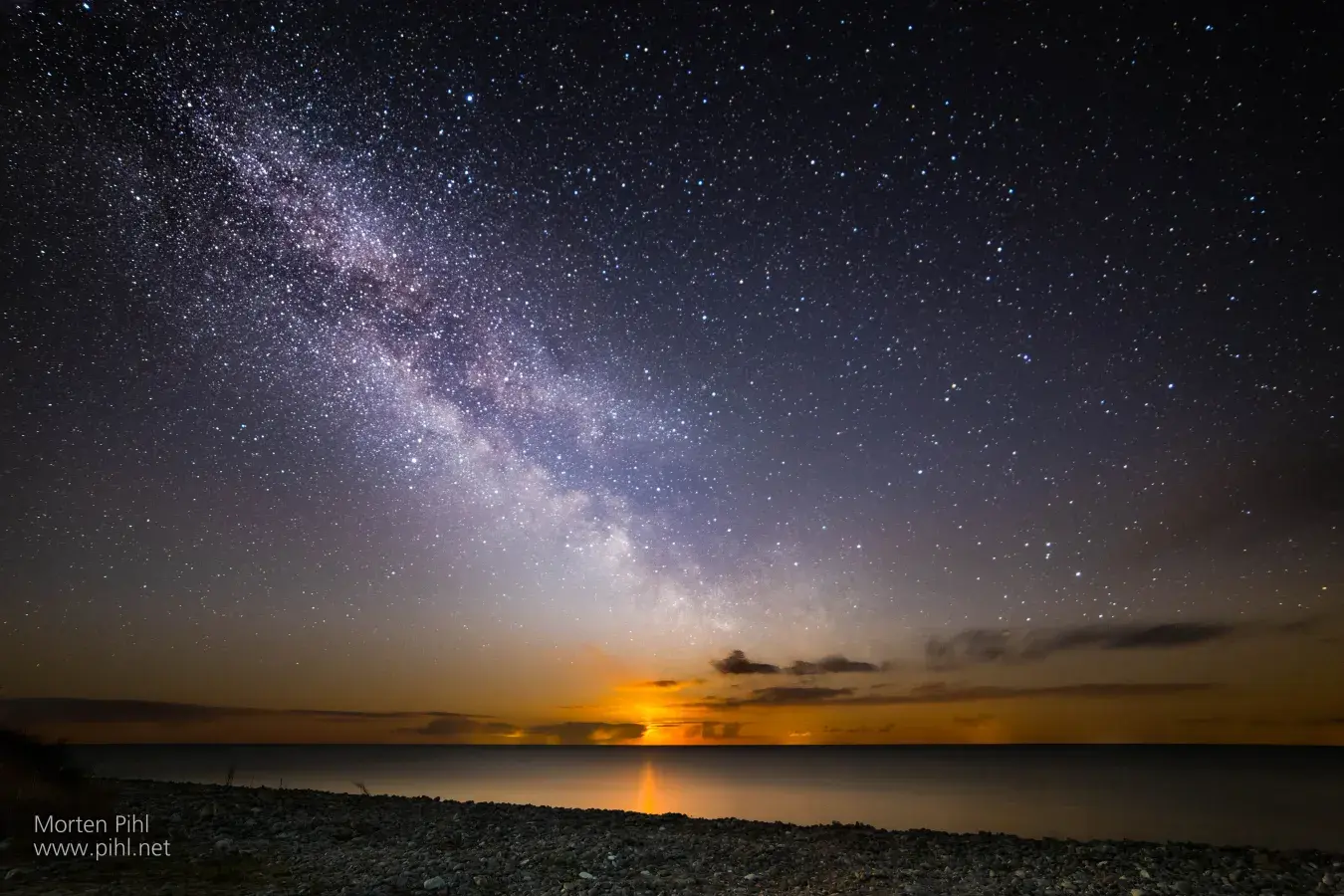 South coast moonrise